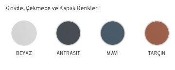Orka Lusso 80 cm Asma Banyo Dolabı