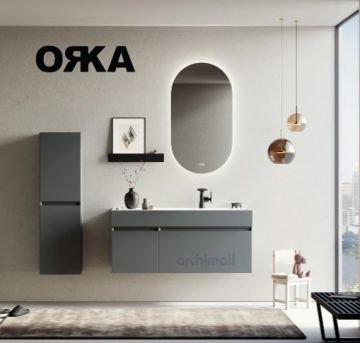 Orka Lusso 120 cm Asma Banyo Dolabı