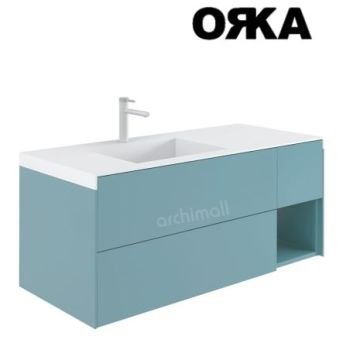 Orka Milano 120 cm Asma Banyo Dolabı