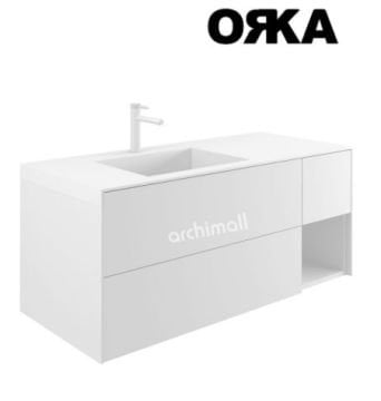 Orka Milano 120 cm Asma Banyo Dolabı