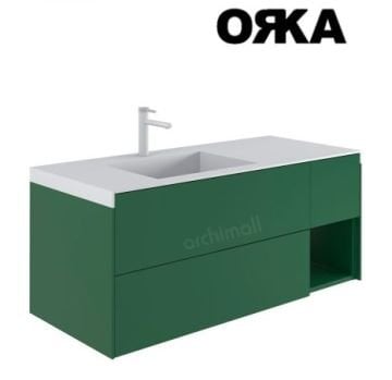 Orka Milano 120 cm Asma Banyo Dolabı