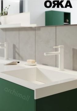 Orka Milano 140 cm Asma Banyo Dolabı