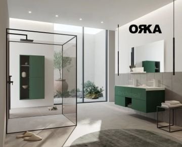 Orka Milano 140 cm Asma Banyo Dolabı