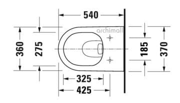 Duravit D-Neo Rimless Asma Klozet Seti