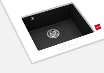 Teka Cave 49.50 B-TQ Siyah Granit Evye