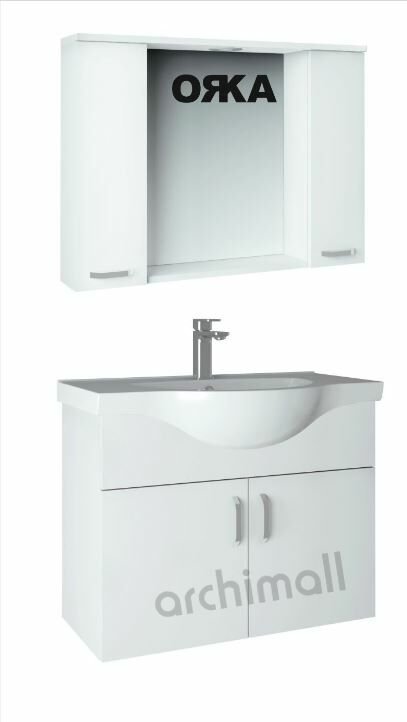 Orka Duru 80 cm Asma Banyo Dolabı