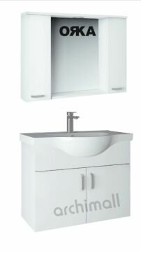 Orka Duru 80 cm Asma Banyo Dolabı