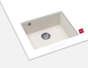 Teka Cave 49.50 B-TQ Beyaz Granit Evye