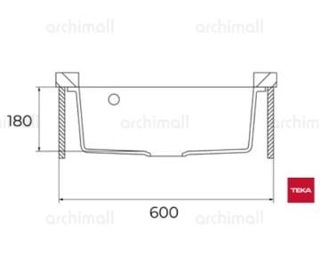 Teka Cave 49.50 B-TQ Beyaz Granit Evye