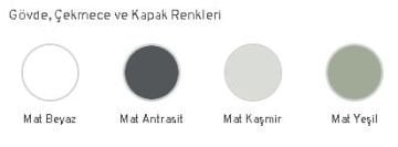 Orka Bari 65 Ayna Dolaplı Asma Banyo Dolabı