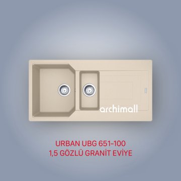 Franke UGB 651-100 Urban Avena Granit Evye Seti