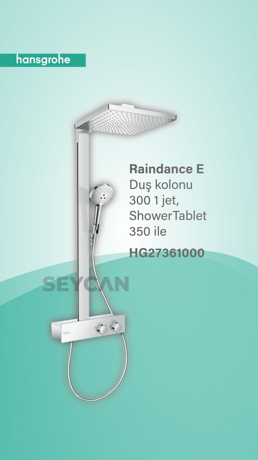 Hansgrohe Raindance E 300 Duş Kolonu 27361000