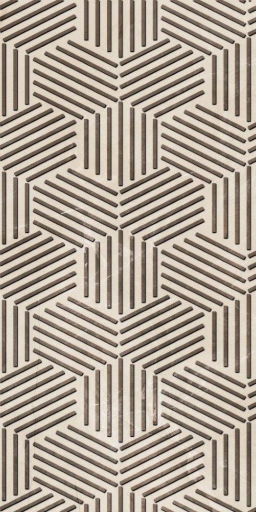 Seramiksan Zeus Hexa Krem Motif I 30x60