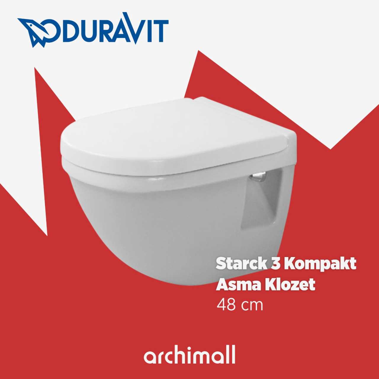 Duravit Starck 3 Kompakt Asma Klozet 48 cm 220239