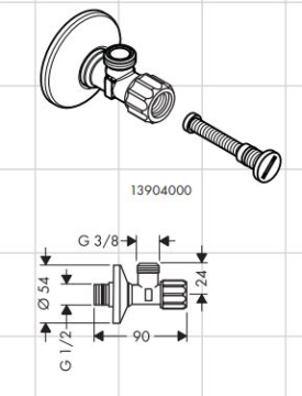 Hansgrohe Filtreli Ara Musluk (Mikrofiltre İle) 13904000