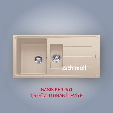 Franke BFG 651 Basis Avena Granit Evye Seti