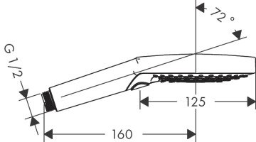 Hansgrohe Raindance Select S El Duşu 120 3 Jet 26014000