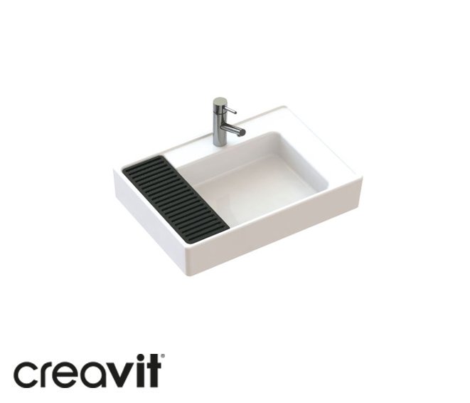 Arya 65 cm Lavabo Gizli Taşma Deliği Ve Gizli Gider Delikli
