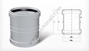 Fırat 110 mm PVC Kayar Manşon 7016007100