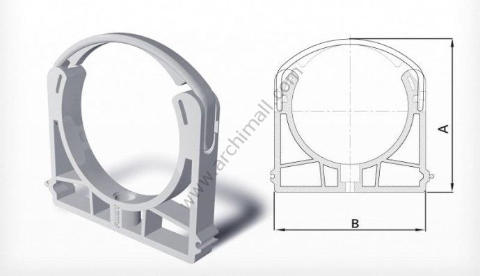 Fırat 50 mm PVC Kelepçe 7016005050