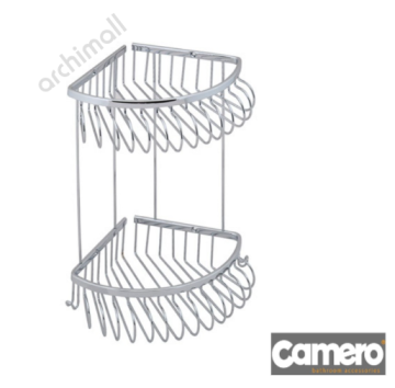 Camero 20x20 Dekoratif İkili Süngerlik Krom