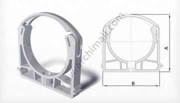 Fırat 160 mm PVC Kelepçe 7016005150