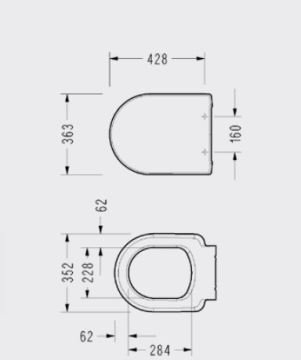 Serel Beta Yavaş Kapanan Klozet Kapağı