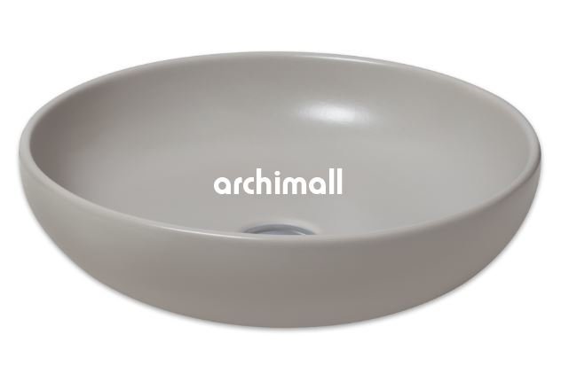 Nunki 44cm Tezgah Üstü Lavabo Mat Gri