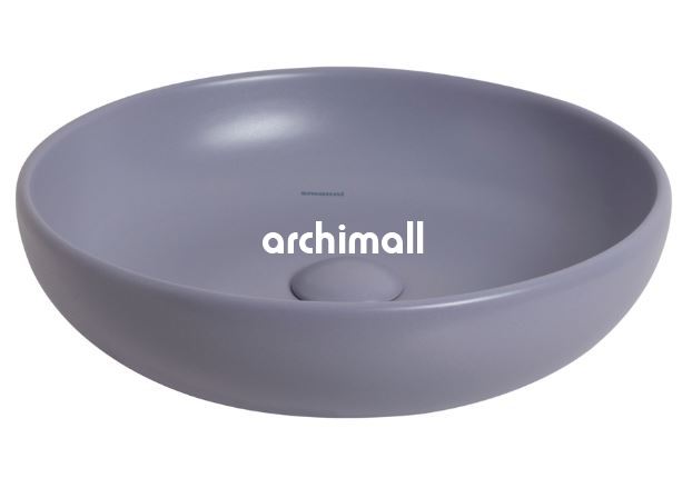 Nunki 44cm Tezgah Üstü Lavabo Mat Leylak