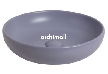 Nunki 44cm Tezgah Üstü Lavabo Mat Leylak