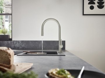 Hansgrohe Talis M54 Tek Kollu Eviye Bataryası 210, Çekilebilir El Duşu, 2 Jet