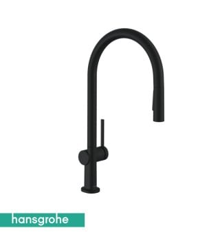 Hansgrohe Talis M54 Spralli Eviye Bataryası Satin Siyah 2 Jet 72800670