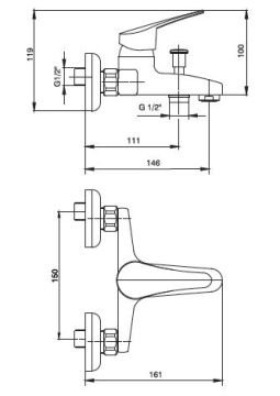 Ar Musluk Lucia Banyo Bataryası