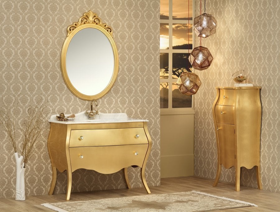 Orka Prestige 110 cm Ayaklı Banyo Dolabı