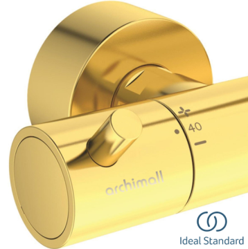 İdeal Standard Ceratherm T125 Termostatik Duş Sistemi Brushed Gold