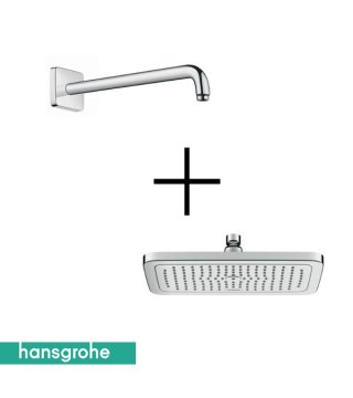 Hansgrohe Croma E Tepe Duşu + Duş Dirseği 26258000-27446000