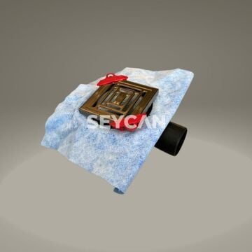 Evimetal Pys 10X10 Q50 Sifon Bronz