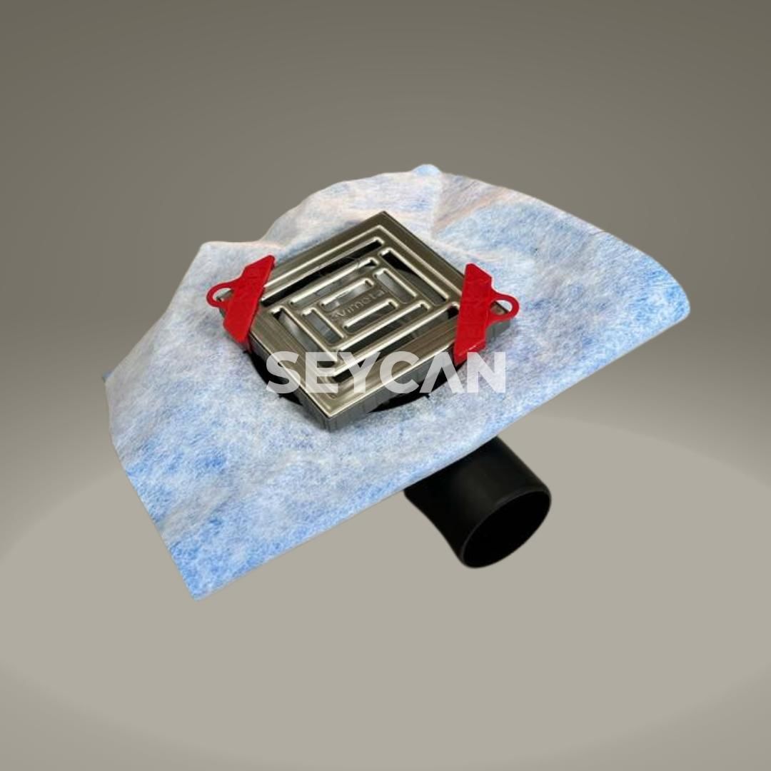 Evimetal Pys 10X10 Q50 Yandan Çıkışlı Sifon Satine