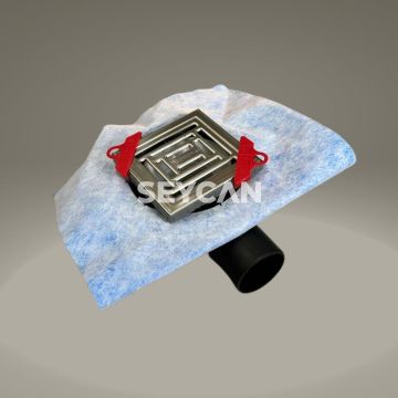 Evimetal Pys 10X10 Q50 Yandan Çıkışlı Sifon Satine