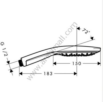 Hansgrohe Raindance Select S 150 3 Jet El Duşu 28587000