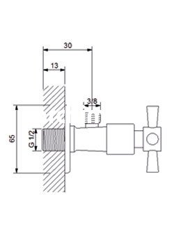 Newarc Plus Altın Ara Musluk 271631G