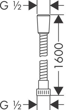 Hansgrohe Metaflex Duş Hortumu 160 cm 28266000