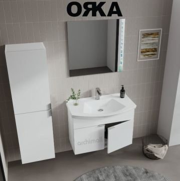 Orka Purus 80 cm Asma Banyo Dolabı