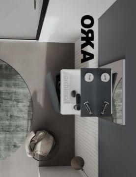 Orka Conza 45 cm Asma Banyo Dolabı