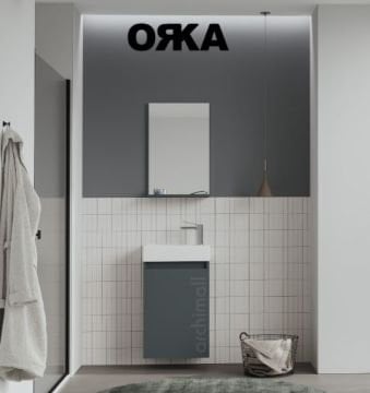 Orka Conza 45 cm Asma Banyo Dolabı