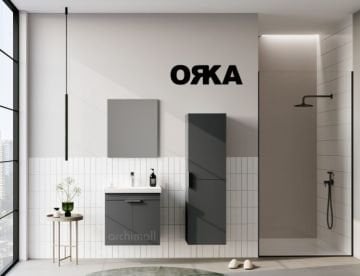 Orka Desna 60 cm Asma Banyo Dolabı
