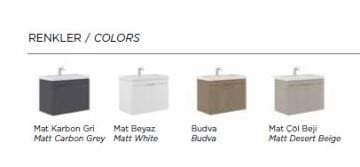 Orka Desna 60 cm Asma Banyo Dolabı