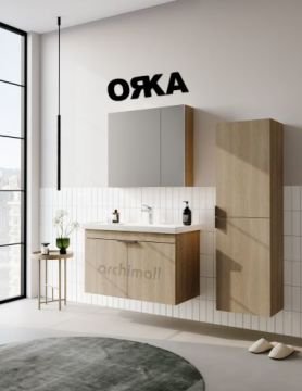Orka Desna 90 cm Asma Banyo Dolabı