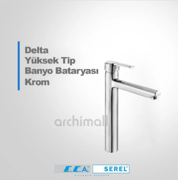 Eca Delta Yüksek Tip Lavabo Bataryası 102108860