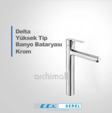 Eca Delta Yüksek Tip Lavabo Bataryası